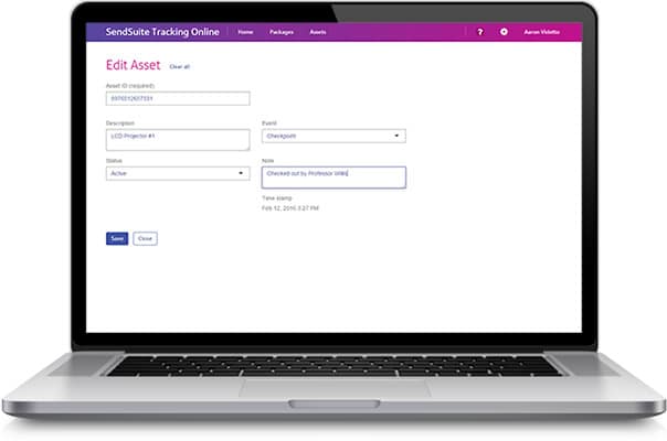 SendSuite® Tracking Online SendSuite® Tracking Online